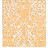 Vanjski tepih narančasto-bijeli 120 x 180 cm PP | shoptok.hr