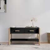 vidaXL Stolić za kavu crni 82 x 48 x 45 cm od konstruiranog drva Cijene
