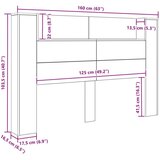  Krevetna ploča s LED-om Zanatski Hrast 160 x 16 5 x 103 5 cm - Zanatski hrast 160 cm | shoptok.hr