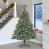 vidaXL Umjetno božićno drvce s stalakom Zelena 160 x 160 x 240 cm | shoptok.hr