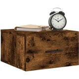  Zidni noćni ormarići 2 kom dimljenog hrasta 35x35x20 cm | shoptok.hr