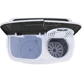 Mini mašina za pranje s dvostrukim bubnjem 3,6 kg Crna i bijela | shoptok.hr