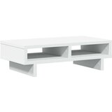  Stalak za monitor bijeli 50 x 27 x 15 cm od konstruiranog drva | shoptok.hr