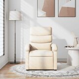  Masažni naslonjač od tkanine krem | shoptok.hr