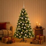  Umjetno božićno drvce s kuglicom 120 cm 150 LED lampica | shoptok.hr
