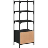  Regal za knjige 3 razine crni 41x30x109,5 cm konstruirano drvo | Eponuda.com