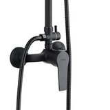 KUCHINOX Set za tuš Enna s miješalicom za tuš kadu, crni | shoptok.hr