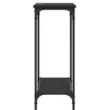  Konzolna miza Črni hrast 75 x 30.5 x 75 cm Konstruiran les, (5000201835) | Shoptok.si