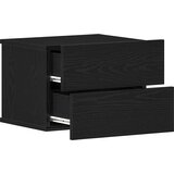  Noćni ormar 2 pcs Crni hrast 40 x 30 x 30 cm Konstruirano drvo | shoptok.hr