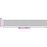  Tepih pravokutni smeđi 70 x 500 cm od bambusa | shoptok.hr
