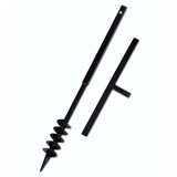 Ručna burgija za zemlju sa ručkom 80 mm i produžnom cijevi 13 m čelik | shoptok.hr