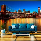 Tapeta - Dusk over the Brooklyn Bridge 200x154 Cijene