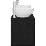  Set namještaja za kupaonicu 3 kom. Crna 49,5 x 44,5 x 65 cm | shoptok.hr