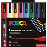 UNI ball marker pc-3m sortirane boje 8/1 plastic free pakiranje 75436 | shoptok.hr