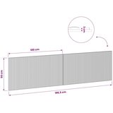  Uzglavlje montirano na zid ARNHEM Betonska siva - Betonska siva 200 cm | shoptok.hr