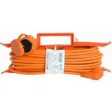 prenosna priključnica jednostruka H05vv-f 3G1,5mM2 20m oranž sa motalicom