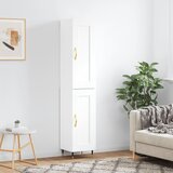  Visoka komoda bijeli 34,5x34x180 cm od konstruiranog drva Cijene