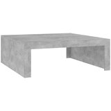 Maison Chic Klubska mizica - kavna mizica - Nizka mizica betonsko siva 100x100x35 cm inženirski les, (21754733) | Shoptok.si