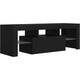 TV omarica z LED lučkami črna 120x35x40 cm, (20731931) | Shoptok.si