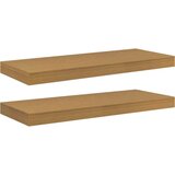  Polica na zidu 2 pcs Bež 60 x 23 5 x 4 cm Konstruirano drvo | shoptok.hr