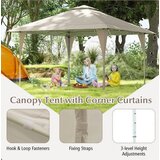  Gazebo paviljon sa mehanizmom 4x4m Bež 1687 | Eponuda.com