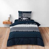 Douceur d intérieur Temno modra enojna bombažna posteljnina 140x200 cm States – | Shoptok.si