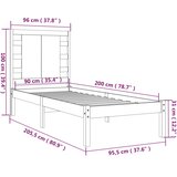  Okvir kreveta bez madraca 90 x 200 cm od masivne borovine | shoptok.hr