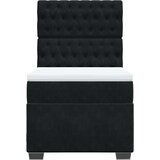  Box spring krevet s madracem crni 80 x 200 cm baršunasti | shoptok.hr