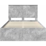  Krevetna konstrukcija Beton 120 x 200 cm Čvrsto borovo drvo | shoptok.hr