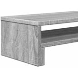  Stalak za monitor siva boja hrasta 54x22x15cm konstruirano drvo | shoptok.hr