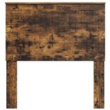  Uzglavlje s uzglavljem Dimljeni hrast 90 cm Konstruirano drvo | shoptok.hr