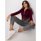 RUE PARIS Sweatshirt-RV-BL-7305.79-dark red | Shoptok.si