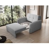 ELTAP Svijetlo siva sklopiva/s prostorom za odlaganje sofa od šenila 102 cm Laine – Cijene