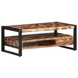  Višebojni stolić za kavu 90x50x36 cm puno drvo obrađeno | shoptok.hr