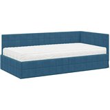  Kutni krevetni okvir s madracem 2 kom. Plava 90 x 200 cm Baršun | shoptok.hr