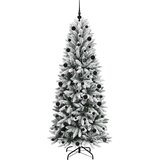 vidaXL Umestno božično drevo med 300 LED Bela 78 x 78 x 210 cm | Shoptok.si