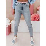 DStreet Spodnie damskie slim fit jeansowe SKINNEX niebieskie Cijene