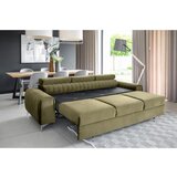 ELTAP Kaki zelena žametna raztegljiva sedežna garnitura 261 cm Laurence – | Shoptok.si