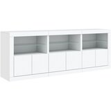  Komoda s LED svjetlima bijela 181,5x37x67 cm | shoptok.hr
