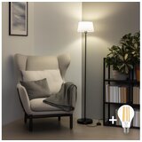  Brilagi - LED Stojeća lampa CERIA 1xE27/40W/230V prečnik 25 cm bela/crna | Eponuda.com