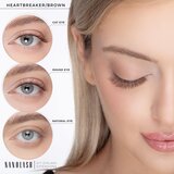 Nanolash DIY Eyelash Extensions set za podaljševanje trepalnic doma Heartbreaker BROWN 36 kos | Shoptok.si