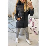 Kesi Winter jacket with a hood and fur black | shoptok.hr