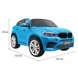  Licencirani auto na akumulator BMW X6M XXL - DVOSJED - plavi/lakirani | shoptok.hr