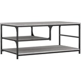  Stolić za kavu boja sivog hrasta 90x49x40 cm konstruirano drvo | shoptok.hr
