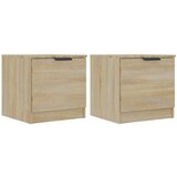 Maison Chic Dvo delni komplet Nočne omarice - Nočne mize sonoma hrast 40x39x40 cm, (21688673) Cene