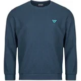 CREW NECK SWEATSHIRT WAFFLE TERRY Tamno plava