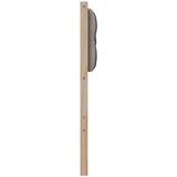  Uzglavlje Ostalo Smeđa i taupe 80 cm Masivna borovina | shoptok.hr