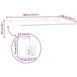 Tenda Retraktilna tenda Bež 400 x 200 cm blago, (5000207184) | Shoptok.si