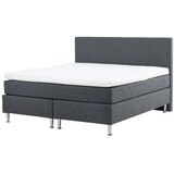 Venture Home kontinentalni bračni krevet Toledo 200 × 66 × 180 cm, tamnosiva | shoptok.hr