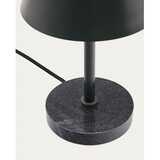 Kave Home Temno zelena/črna marmorna namizna svetilka s kovinskim senčilom (višina 32 cm) Calina – | Shoptok.si